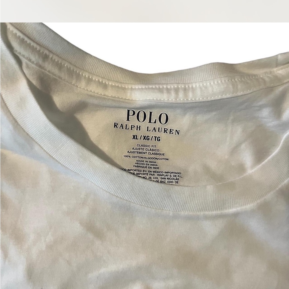 Polo Ralph Lauren Classic White Tee 3pk - Picture 2 of 2